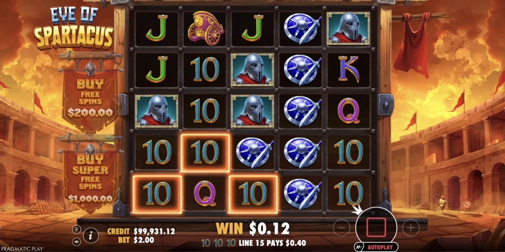 Eye of Spartacus Slot